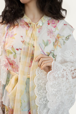 Luxury Lightweight Floral Lace Dress - Noētic
