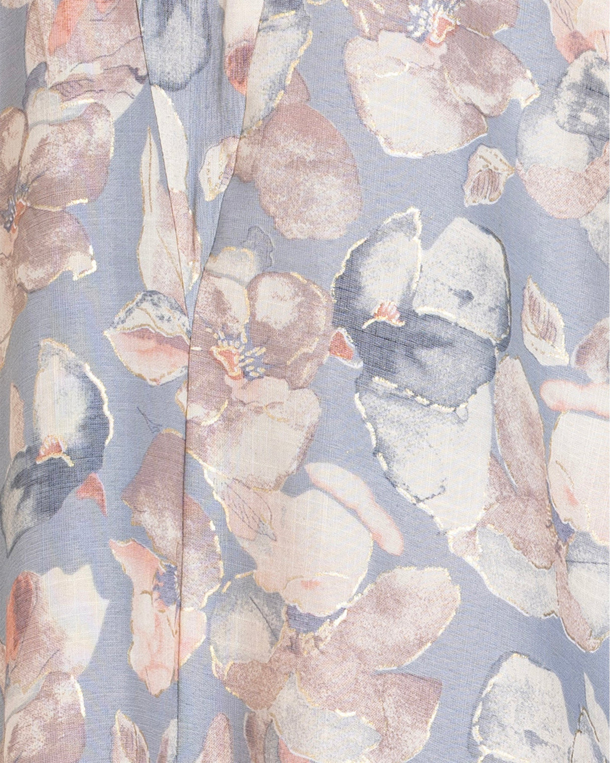 Pastel Blue-Pink Loose Everyday Kaftan - Noētic