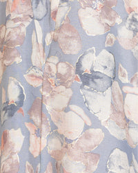 Pastel Blue-Pink Loose Everyday Kaftan - Noētic