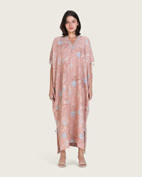 Pastel Pink Loose Everyday Kaftan - Noētic