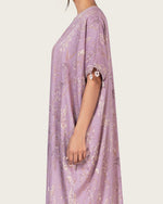 Pastel purple Loose Everyday Kaftan - Noētic