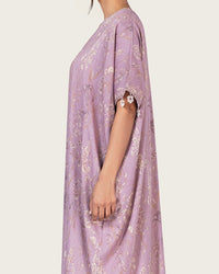 Pastel purple Loose Everyday Kaftan - Noētic