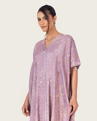 Pastel purple Loose Everyday Kaftan - Noētic