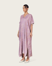 Pastel purple Loose Everyday Kaftan - Noētic
