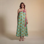 Jungle Vibes: Colorful Maxi Dress