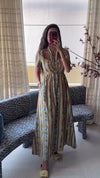 Checked Linen Dress