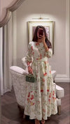 Timeless Modest Floral Printed Dress