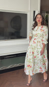 Timeless Modest Floral Printed Dress