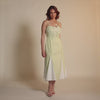 Lemon Yellow Reef Linen Dress