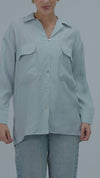 Utility Pocket Shirt - Light Blue