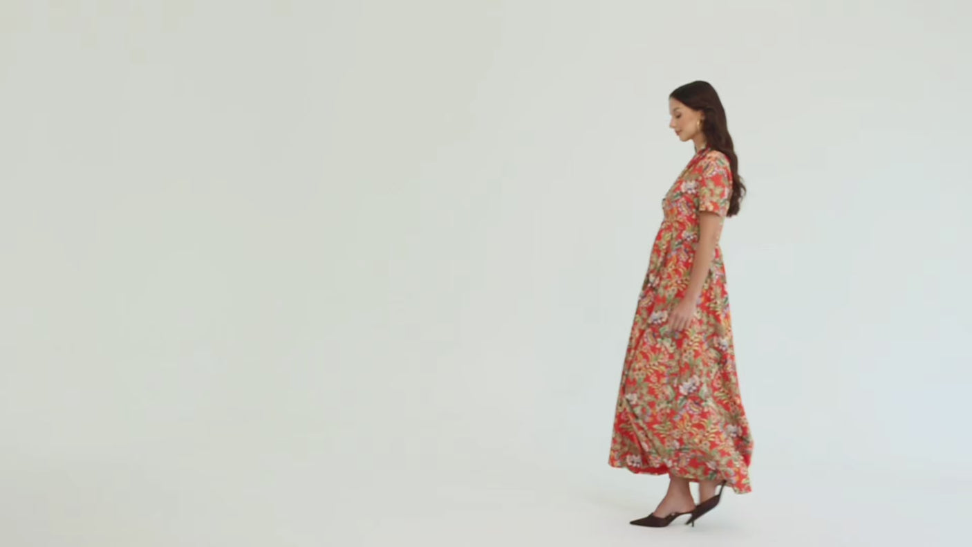 Floral Linen Dressi