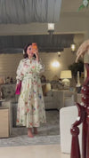 Floral Poplin Shirt Dress with Belt