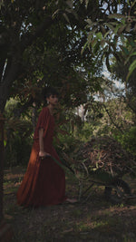 Tonal Embroidered Maxi Dress