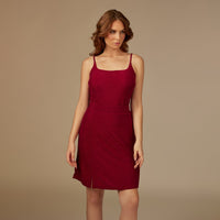 Red Shimmery Two-Piece Swim Set - Noētic