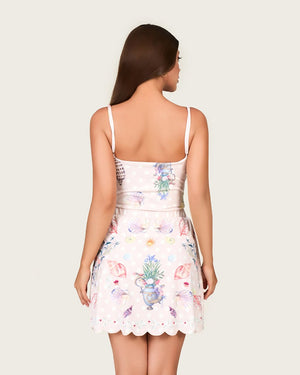 Seaside Treasure Swimsuit Set with Scalloped Skirt Cover-Up - Noētic