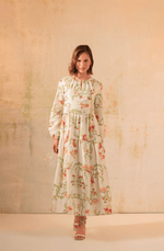 Timeless Modest Floral Printed Dress - Noētic