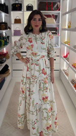 Timeless Modest Floral Printed Dress - Noētic