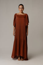 Tonal Embroidered Maxi Dress - Noētic