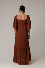 Tonal Embroidered Maxi Dress - Noētic