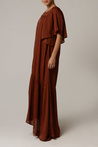 Tonal Embroidered Maxi Dress - Noētic
