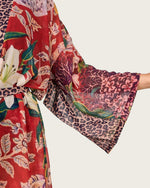 Tropical Bloom Chiffon Wrap Cover-Up Dress - Noētic