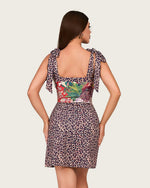 Tropical Leopard Swimsuit Set with Skirt Cover-Up - Noētic