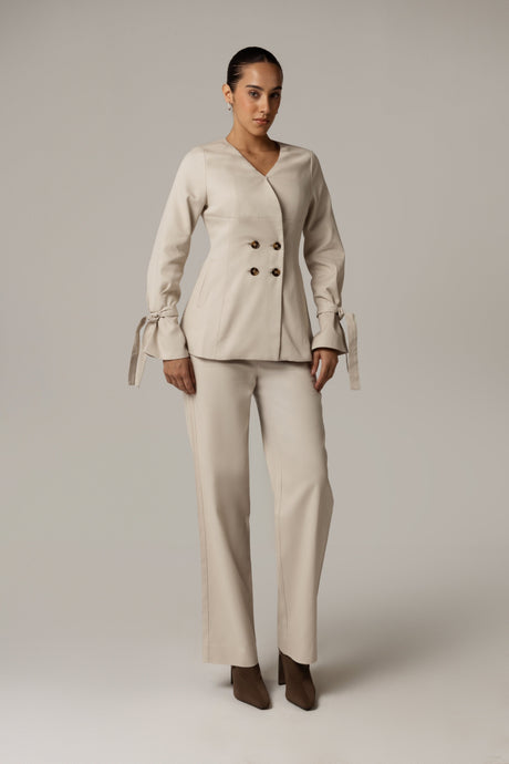 Twill Grey Suit Co-ord Jacket - Noētic