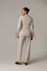Twill Grey Suit Co-ord Jacket - Noētic