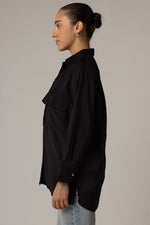 Utility Pocket Shirt - Black - Noētic