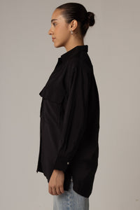 Utility Pocket Shirt - Black - Noētic