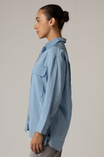 Utility Pocket Shirt - Blue - Noētic
