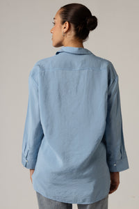 Utility Pocket Shirt - Blue - Noētic
