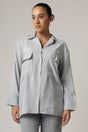 Utility Pocket Shirt - Light Blue - Noētic