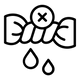 لا يُعصر أو يُلف القماش